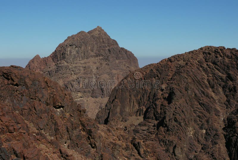 Monte Sinai fotografia stock