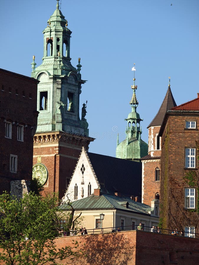 Wawel is an outcrop on the left bank of the Vistula River in Kraków, Poland. This is a place of great significance for the Polish people. The Royal Castle with an armoury and the Cathedral are situated on the hill. Polish Royalty and many distinguished Poles are interred in the Wawel Cathedral. Royal coronations took place there also. Wawel is an outcrop on the left bank of the Vistula River in Kraków, Poland. This is a place of great significance for the Polish people. The Royal Castle with an armoury and the Cathedral are situated on the hill. Polish Royalty and many distinguished Poles are interred in the Wawel Cathedral. Royal coronations took place there also.