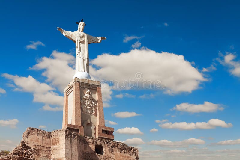 Monteagudo, Statue Of Jesus Near Murcia, Spain Stock Photo Image of tourism, stone 35776002