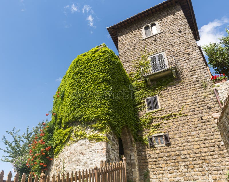 Montefioralle (Chianti, Toscana) imágenes de archivo libres de regalías Montefioralle (Chianti, Toscana) imágenes de archivo libres de regalías