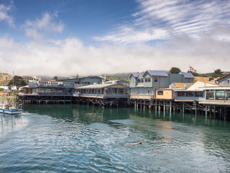 Monterey S Fisherman S Wharf, California Editorial Stock Photo - Image