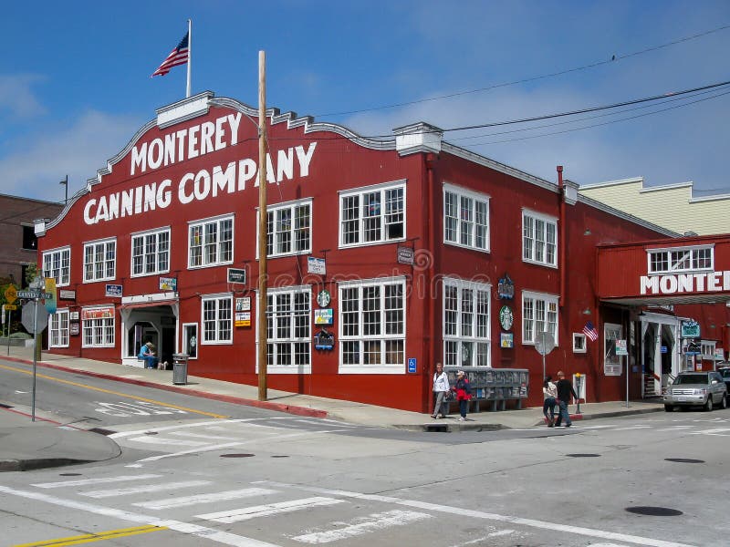 Monterey Sardines Canning Company, Cannery Row, Monterey, California, USA. Monterey Sardines Canning Company, Cannery Row, Monterey, California, USA