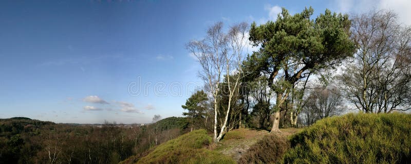 Montes de Lickey imagens de stock