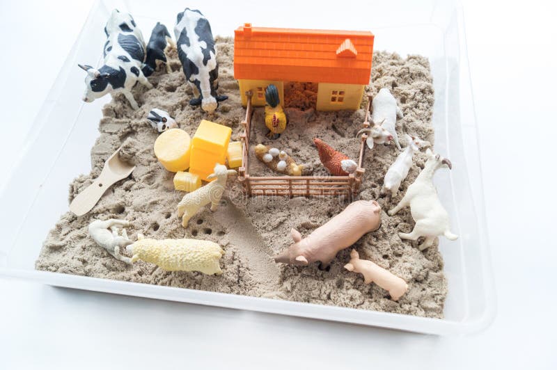 kinetic sand pit