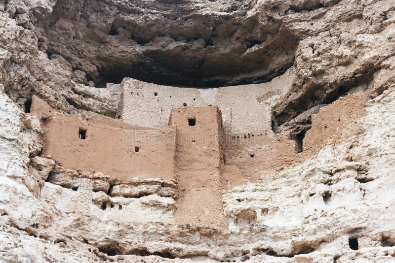 Montezuma castle Pueblo stock photo. Image of home, green 27659298