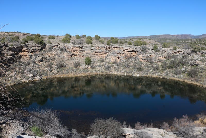 Montezuma well stock photo. Image of geology, formation 68814446