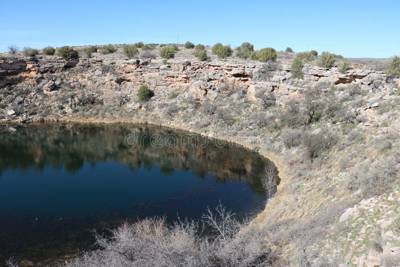 Montezuma well stock photo. Image of wetland, bank, quarry 68814452