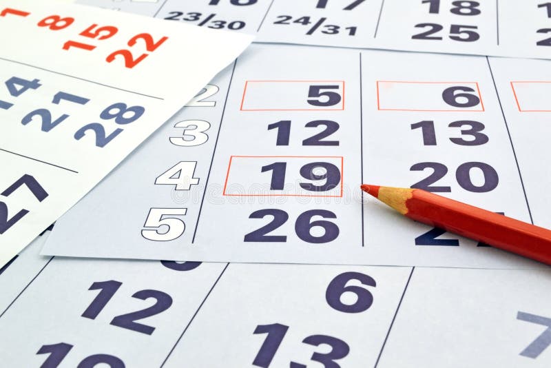 Month calendar stock image. Image of almanac, appointment - 54423445