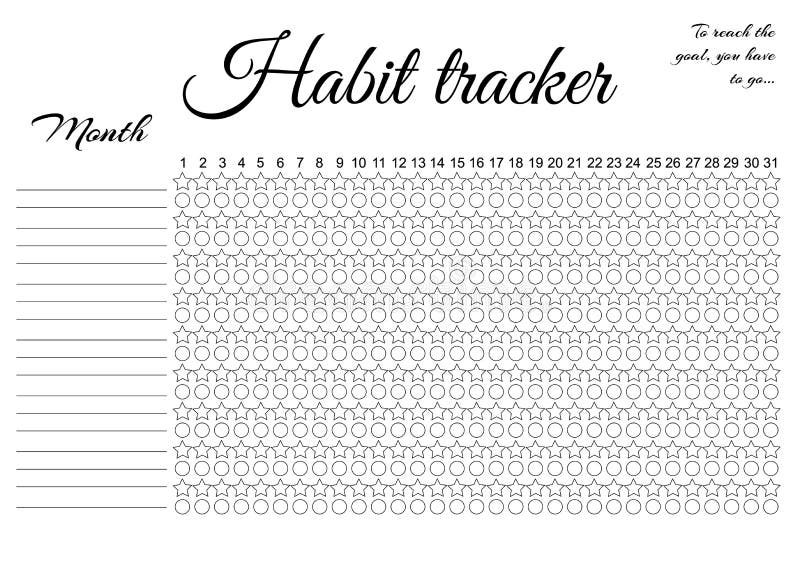 Workout and Water Tracker Stencil, for Planner and Journal, Hydrate  Stencil, Planner Template, Habit Tracker Stencil 