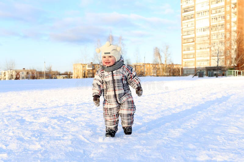 Baby Walking with Help of Leading Strings Stock Image Image of happy