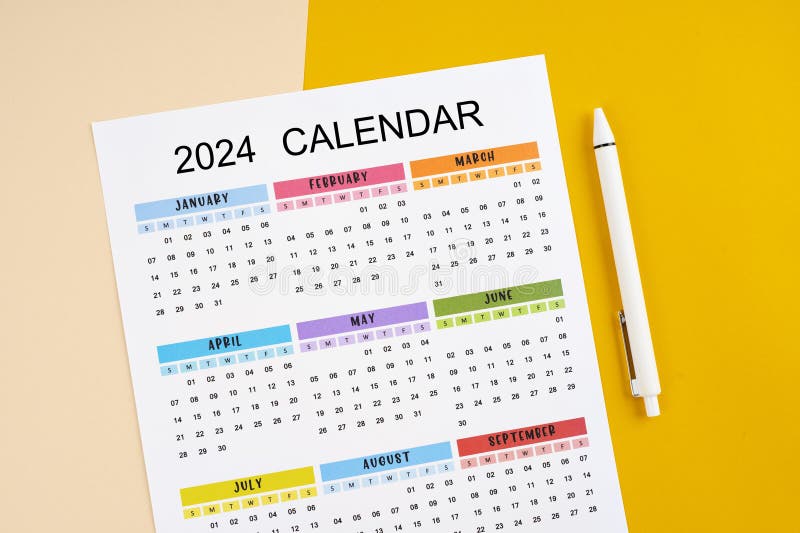 507 12 Month Calendar 2024 Stock Photos - Free & Royalty-Free Stock Photos  from Dreamstime