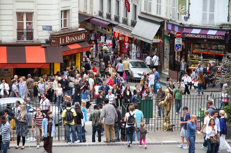 montmartre paris royaltyfri bild montmartre paris royaltyfri bild