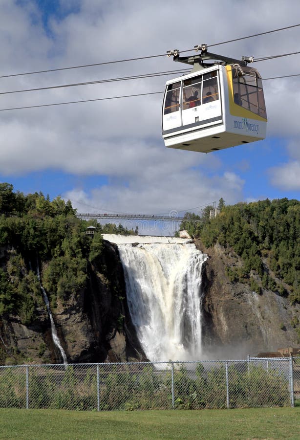 Montmorency Cable Car editorial photography. Image of bridge 27699662