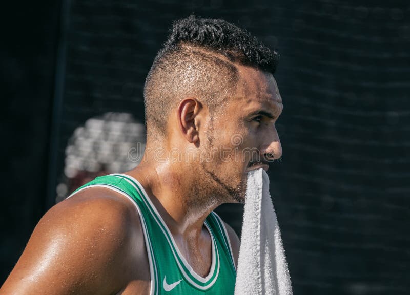 Montreal - AUGUST 5. Nick Kyrgios, professional tennis player portrait