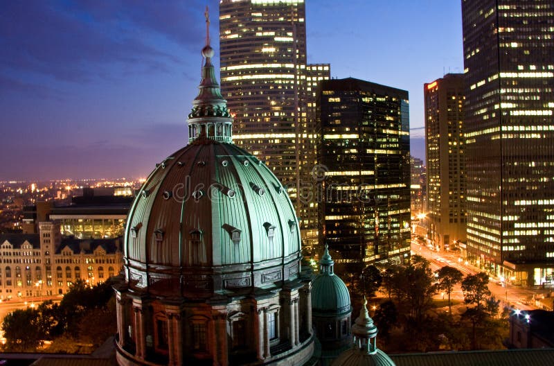Montreal céntrica fotografía de archivo Montreal céntrica fotografía de archivo