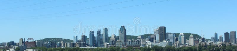 Montreal horisont arkivfoto Montreal horisont arkivfoto