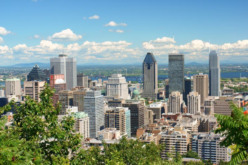 Montreal skyline royalty free stock photo Montreal skyline royalty free stock photo