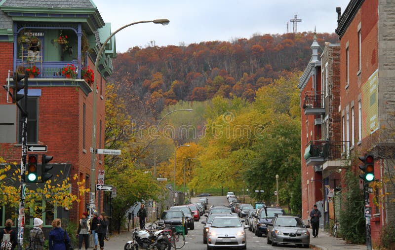 Montreal street royalty free stock photos Montreal street royalty free stock photos