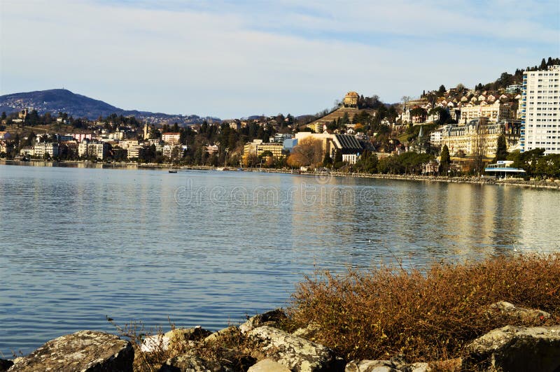 Montreux, die Schweiz lizenzfreie stockbilder Montreux, die Schweiz lizenzfreie stockbilder