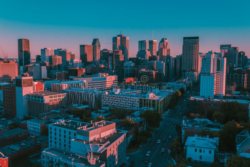 Montréal aérien images stock Montréal aérien images stock