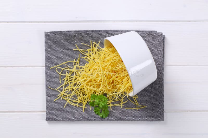 Montinho de macarrão de sopa foto de stock royalty free