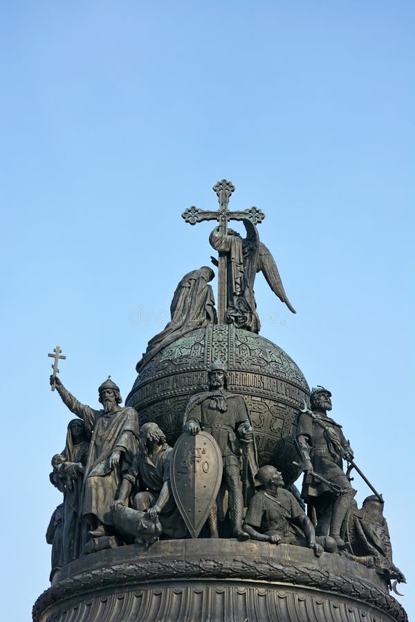 Monument Aan Het Millennium Van Rusland Stock Foto Image Of Rusland