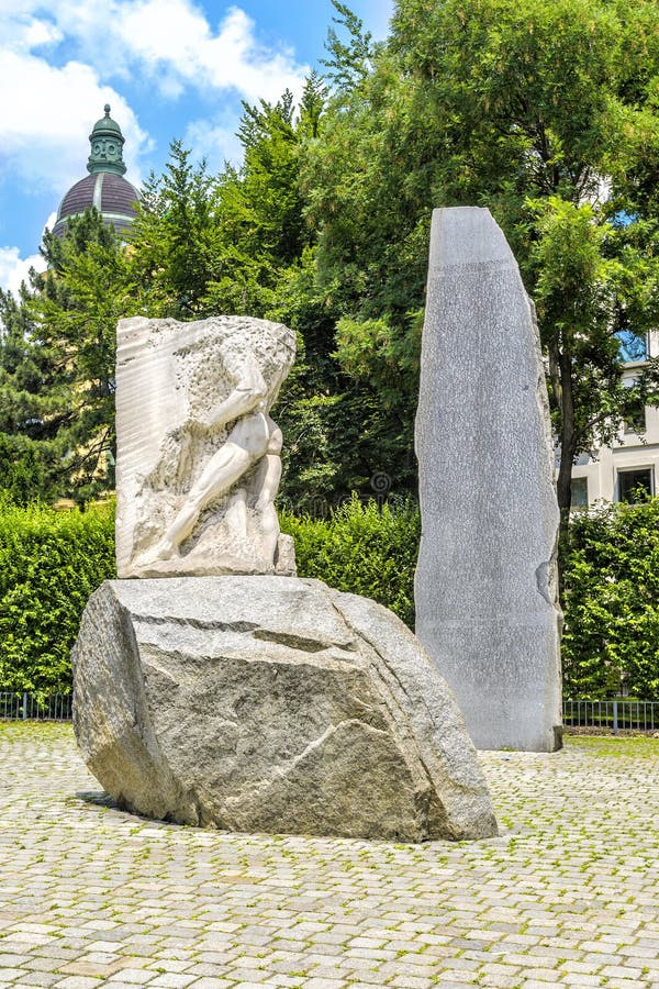 Monument Against War and Fascism, Vienna, Austria. royalty free stock photos