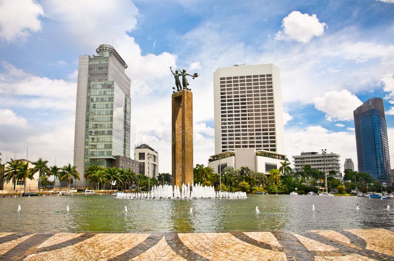 Monument De Selamat Datang Et Fontaine Jakarta  Indon sie  
