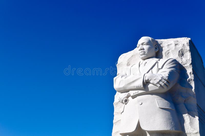 Monument de statue de Martin Luther King photo libre de droits Monument de statue de Martin Luther King photo libre de droits