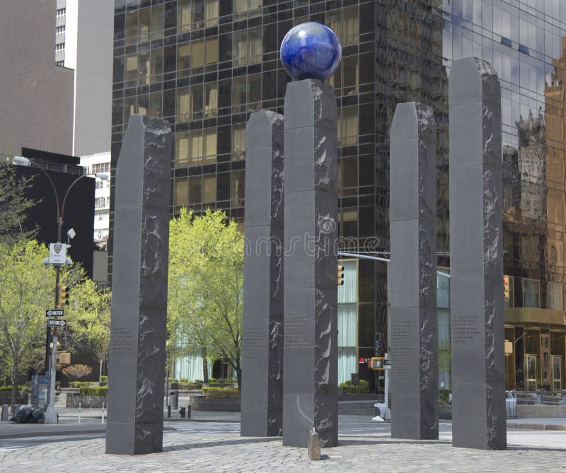 Monument dedicated to Raoul Wallenberg in Manhattan