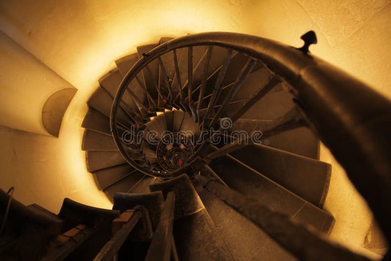 Monument spiral staircase royalty free stock image