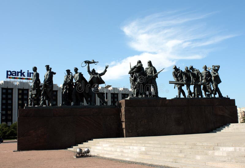 Monument to defenders of Leningrad