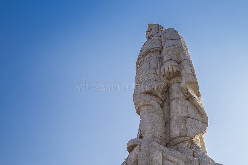 Monument to unknown soldier in Plovdiv, Bulgaria. Close-up 2