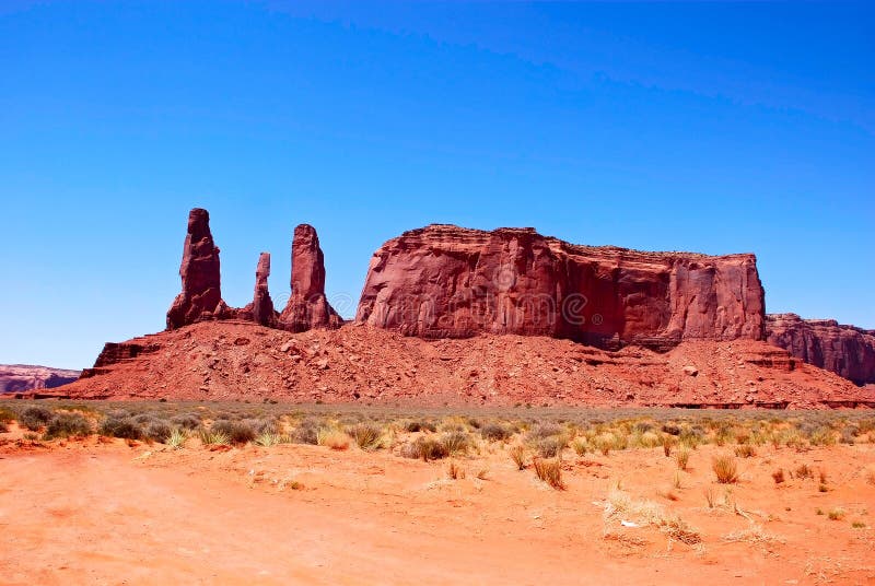Monument Valley stock photo. Image of horizontal, landscape 12140180