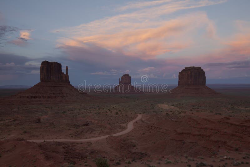 Monument Valley Sunset stock photo. Image of canyon, rural 79581872