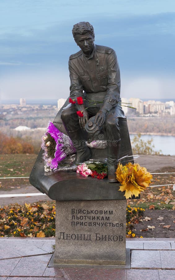 Monument von Leonid Bykov Er war ein Sowjet-ukrainischer Schauspieler, ein Filmregisseur, ein KIEW, ein KYIV, eine UKRAINE und ei