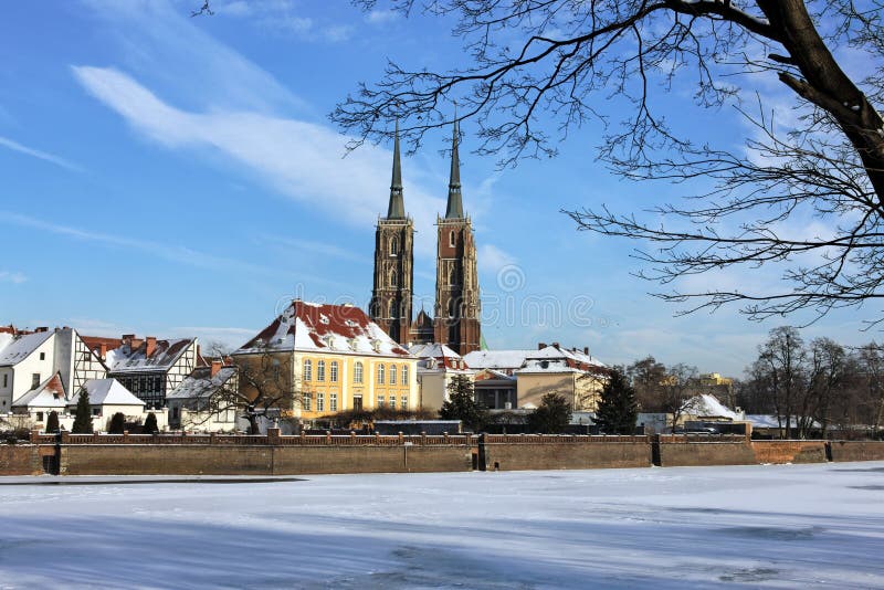 Monument in Wroclaw, Poland