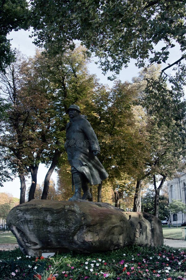 Monument à Georges Clemenceau image stock Monument à Georges Clemenceau image stock