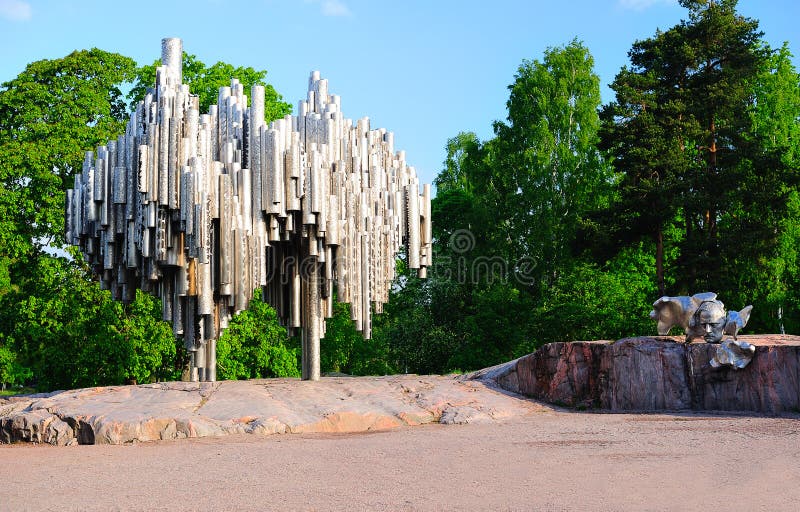 Monumento al compositor finlandés Jean Sibelius
