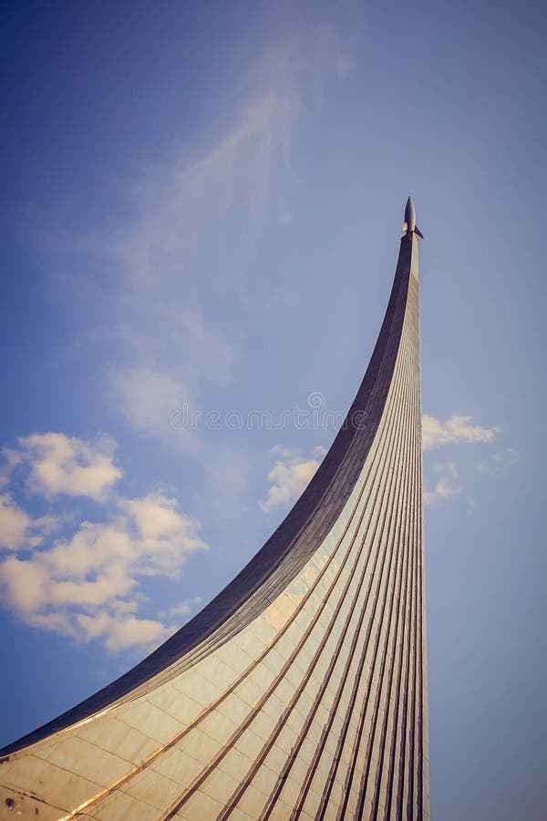 Monumento aos conquistadores do espaço fotos de stock royalty free Monumento aos conquistadores do espaço fotos de stock royalty free