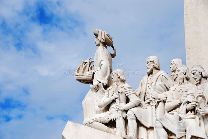 Monumento da descoberta de Lisboa foto de stock Monumento da descoberta de Lisboa foto de stock