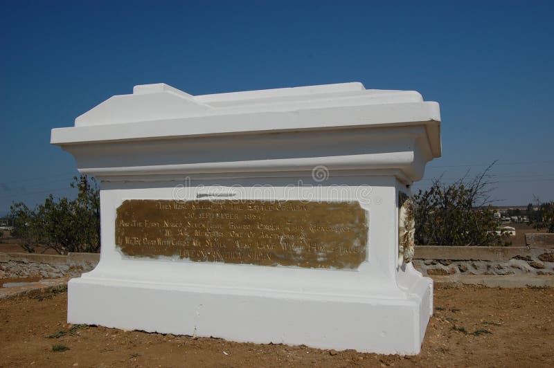Monumento da guerra crimeana no campo de Alma fotografia de stock royalty free Monumento da guerra crimeana no campo de Alma fotografia de stock royalty free