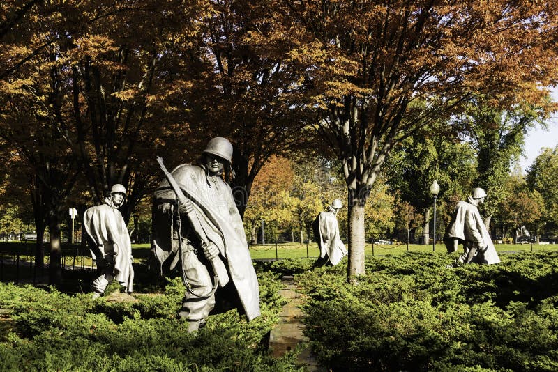 Monumento de Guerra de Corea imagen de archivo libre de regalías Monumento de Guerra de Corea imagen de archivo libre de regalías