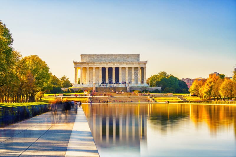 Monumento de Lincoln en Washington DC imagen de archivo libre de regalías Monumento de Lincoln en Washington DC imagen de archivo libre de regalías