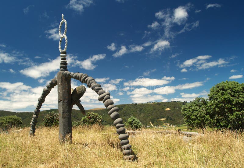 Monumento al Rainbow Warrior fotografía de archivo