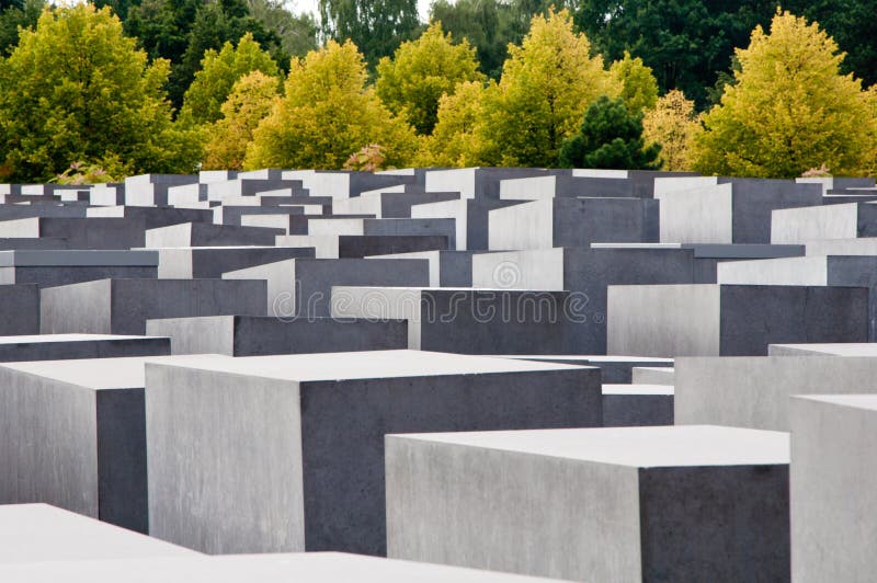 Monumento del holocausto, Berlín, Alemania. imagenes de archivo Monumento del holocausto, Berlín, Alemania. imagenes de archivo