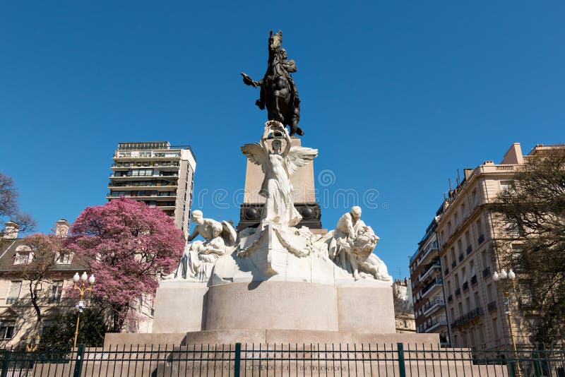Monumento del inglete de Bartolome, Buenos Aires Argentinien imagen de archivo Monumento del inglete de Bartolome, Buenos Aires Argentinien imagen de archivo