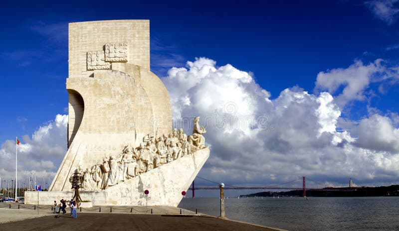 Monumento di Mare-Scoperte a Lisbona, Portogallo.