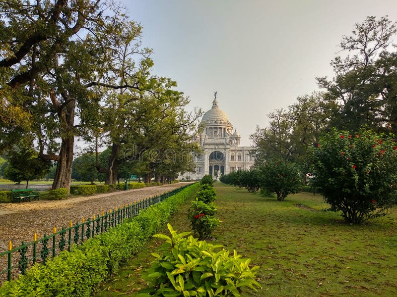 Monumento en Kolkata, la India de Victoria cuál fue construido entre 1906 y 1921 Se dedica a la memoria de la reina Victoria imágenes de archivo libres de regalías Monumento en Kolkata, la India de Victoria cuál fue construido entre 1906 y 1921 Se dedica a la memoria de la reina Victoria imágenes de archivo libres de regalías
