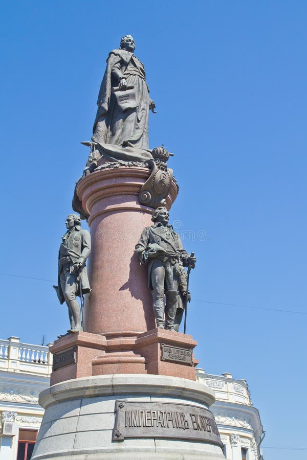 Monumento a la emperatriz Catherine The Great en Odessa